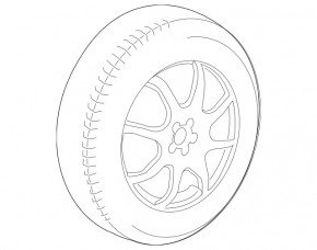 Запасное колесо докатка Mercedes GLC 16-22 R19 145/80