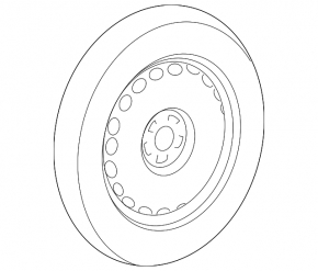 Запасное колесо докатка Mercedes GLC 16-22 R19 145/80