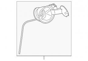 Корпус лючка бензобака Lincoln MKC 15-19