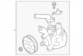 Насос ГУР гидроусилителя Subaru Forester 08-13 2.5T