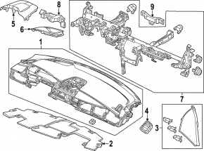 Труба подторпедная усиление Honda Civic XI FE/FL 22-26