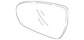 Element oglindă dreapta, încălzit, Hyundai Kona 18-23