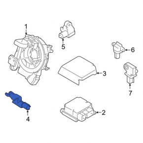 Датчик положения водительского сиденья Ford Edge 15-24