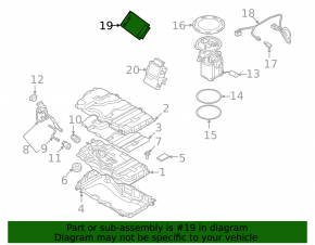 Fuel Pump Control Module BMW 3 G20 19-26