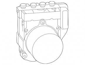 ABS АБС Lexus RX350 10-11 AWD