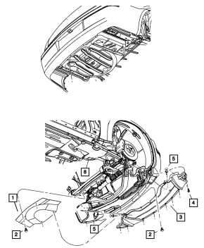 Protecția motorului Dodge Challenger 15-19 restilizat