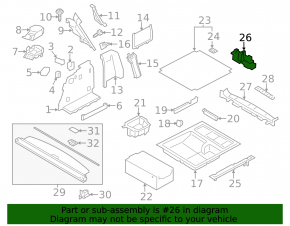 Пенопласт под инструмент BMW X3 F25 11-17 примят