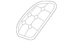 Căptușeală trapă aripă față stânga VW Beetle 15-19
