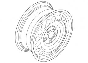 Запасное колесо докатка VW Golf 15-21