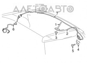 Антенна гнездо Toyota Prius V 12-17 4 пина