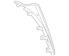 Накладка фонаря правая Buick Encore 13-16