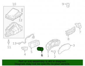 Кнопка start-stop Mazda 6 14-21