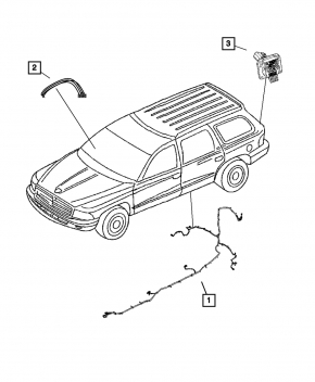 Розетка фаркопа Jeep Cherokee KL 14-23