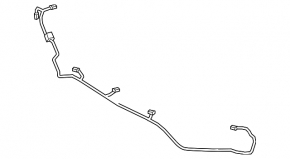 Проводка переднего бампера BMW 4 F32/33/36 14-20 под парктроники