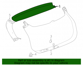Ornamente portbagaj superioare Chevrolet Equinox EV 24-26