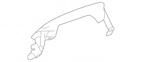 Ручка двери внешняя передняя правая Mercedes GLA 15-20 keyless
