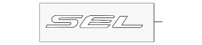 Эмблема надпись SEL двери багажника Ford Edge 19-24