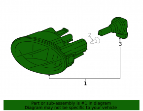 Противотуманная фара птф левая Honda HR-V 16-18