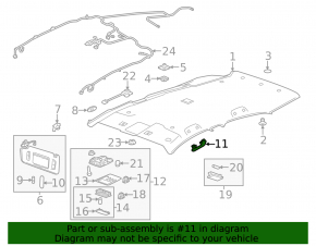 Ручка потолка передняя левая Buick Encore 17-22 серая