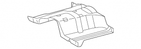 Защита бензобака Lexus IS250 IS300 IS350 06-13