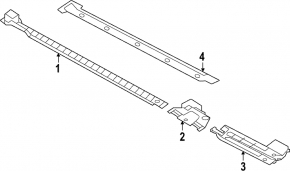 Защита днища передняя левая Volkswagen ID.4 21-26
