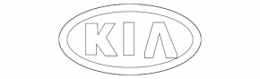 Эмблема значок KIA двери багажника Kia Niro 17-21 HEV, PHEV