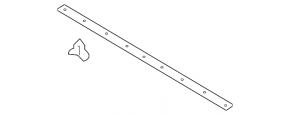 Уплотнитель капота Hyundai Elantra UD 11-16