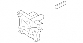 Кронштейн полуоси Mazda CX-9 16-23 2 части
