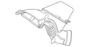 Воздухоприемник Toyota Highlander 14-16 3.5