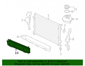 Jaluzele deflectoare de radiator pentru Volkswagen Atlas 18-23 2.0, 3.6