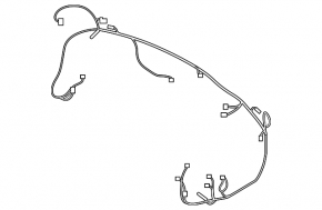 Cablaj bara spate BMW 5 G60 24-26