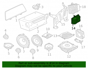 Amplificator audio Harman Kardon pentru BMW 5 G30 17-23