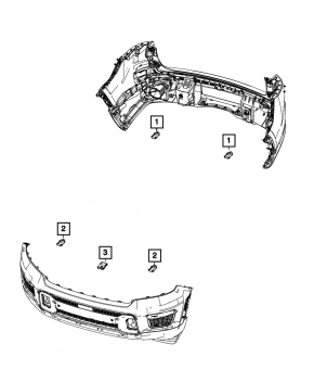 Радар круиз Jeep Grand Cherokee WL 21-26