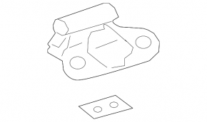 Петля двери багажника левая Toyota Rav4 19-24