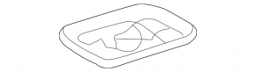 Decorație de blocare portbagaj Lexus RX300 RX330 RX350 RX400h 04-09 nou original