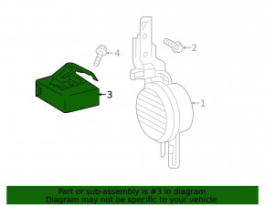 Controller, vehicle approaching speaker Toyota Prius V 12-13
