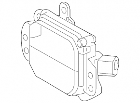 Radar de croazieră Lexus LX500h LX600 LX700h 22-25