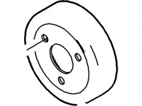 Rolă pompă de răcire Ford Ecosport 18-22