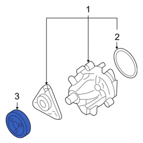 Rolă pompă de răcire Ford Ecosport 18-22