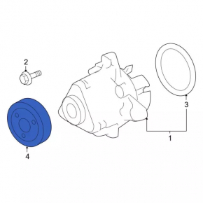 Rolă pompă de răcire Ford Ecosport 18-22