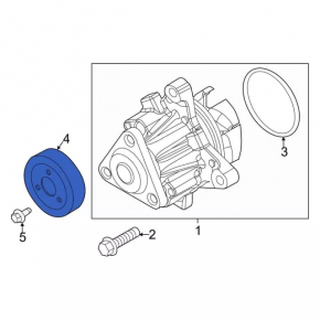 Rolă pompă de răcire Ford Ecosport 18-22