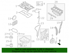Болт шкива коленвала Kia Sorento 16-20 2.4