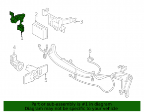 Камера передняя в решетке Infiniti M37 Q70 11-19