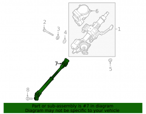 Рулевой карданчик Hyundai Santa FE 19-20
