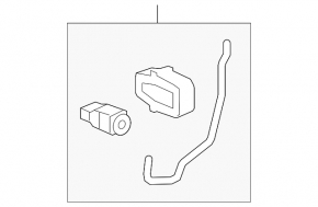 Клапан печки кондиционера Honda CRV 12-16