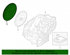 Маховик Ford Escape MK4 20-23 hybrid, plug-In