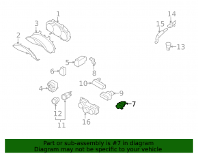 Кнопка TRAC OFF Subaru Forester 08-13 SH
