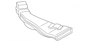 Воздухоприемник Mitsubishi Outlander 14-20 3.0