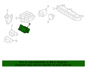 USB Hub, AUX Kia Sorento 19-20 передний