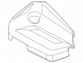 Накладка двигателя Ford Fusion mk5 13-18 1.5Т